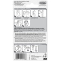 Command Cable Clips, Medium, 900 g Capacity, White, Pack of 2