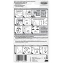 Command Large Picture Hanging Strips Black Holds 7.2 kg Pack of 8