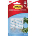 Command Medium Hooks, Transparent, 2 Pack, Holds up to 900g