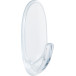 Command Medium Hooks, Transparent, 2 Pack, Holds up to 900g