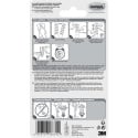 Command White Hinged Hooks, Small Size, Pack of 3 Hooks and 4 Strips