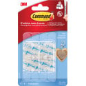 Command Small Transparent Hooks 225g Capacity Pack of 6