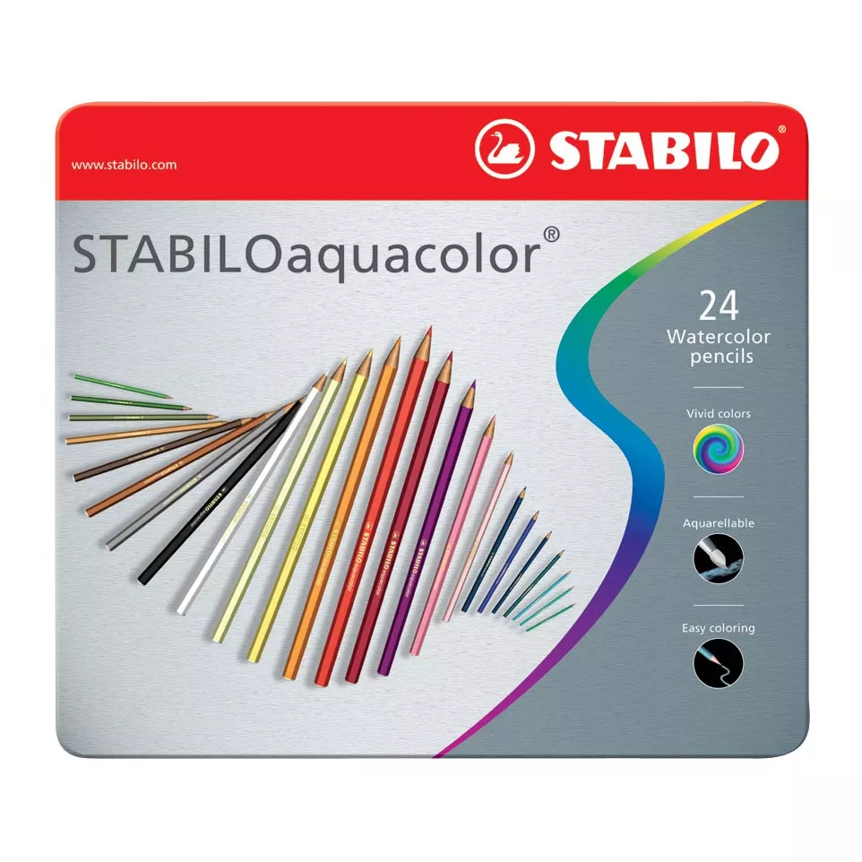 STABILOaquacolor crayon de couleur,...