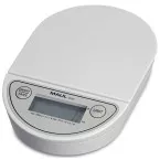 MAUL Oval Battery Letter Scale up to 2kg 1g Interval Battery Included White