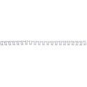 GBC MultiBind 14 mm Silver Binding Combs, Box of 100 Pieces