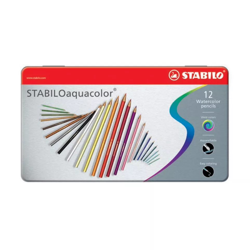 STABILOaquacolor crayon de couleur,...