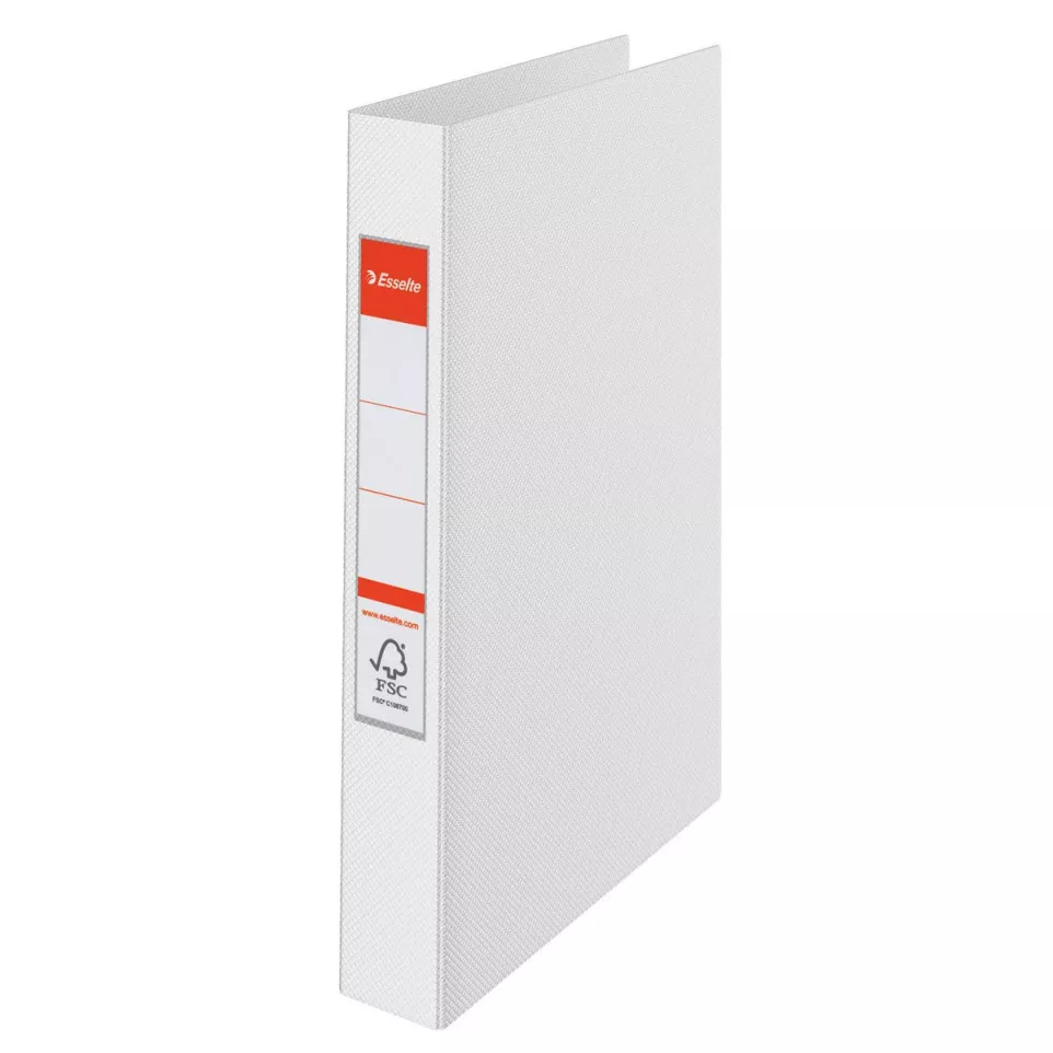 Esselte ringmap Vivida wit, 4 ringen