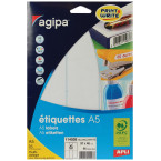 Agipa étiquettes blanches...