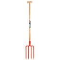 Fourche à bêcher 4 dents manche T 85cm / pce
