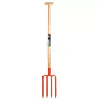 Fourche à bêcher 4 dents manche T 85cm / pce