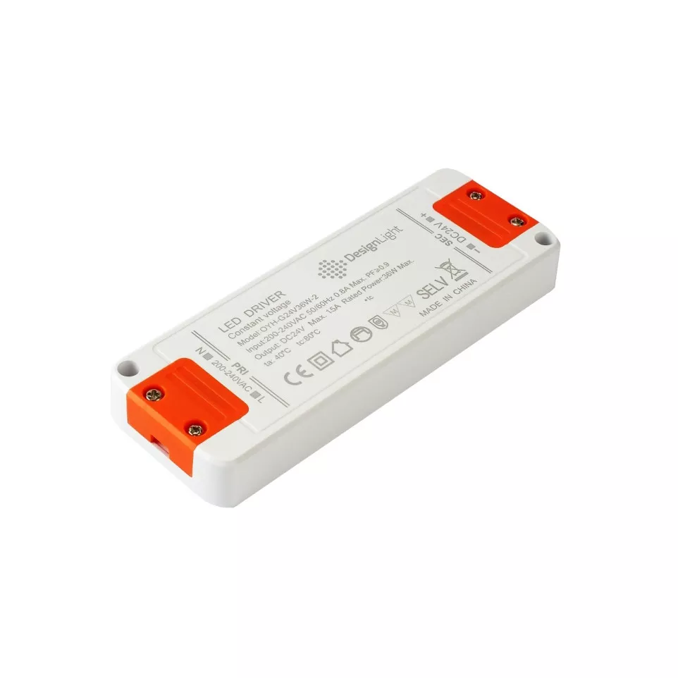 LED Flat Slim 36W 24V DC Driver TÜV...