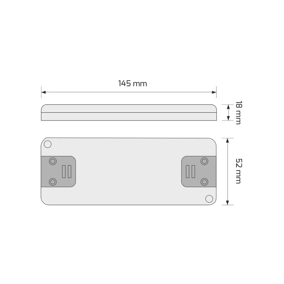 LED Flat Slim 36W 24V DC Driver TÜV...