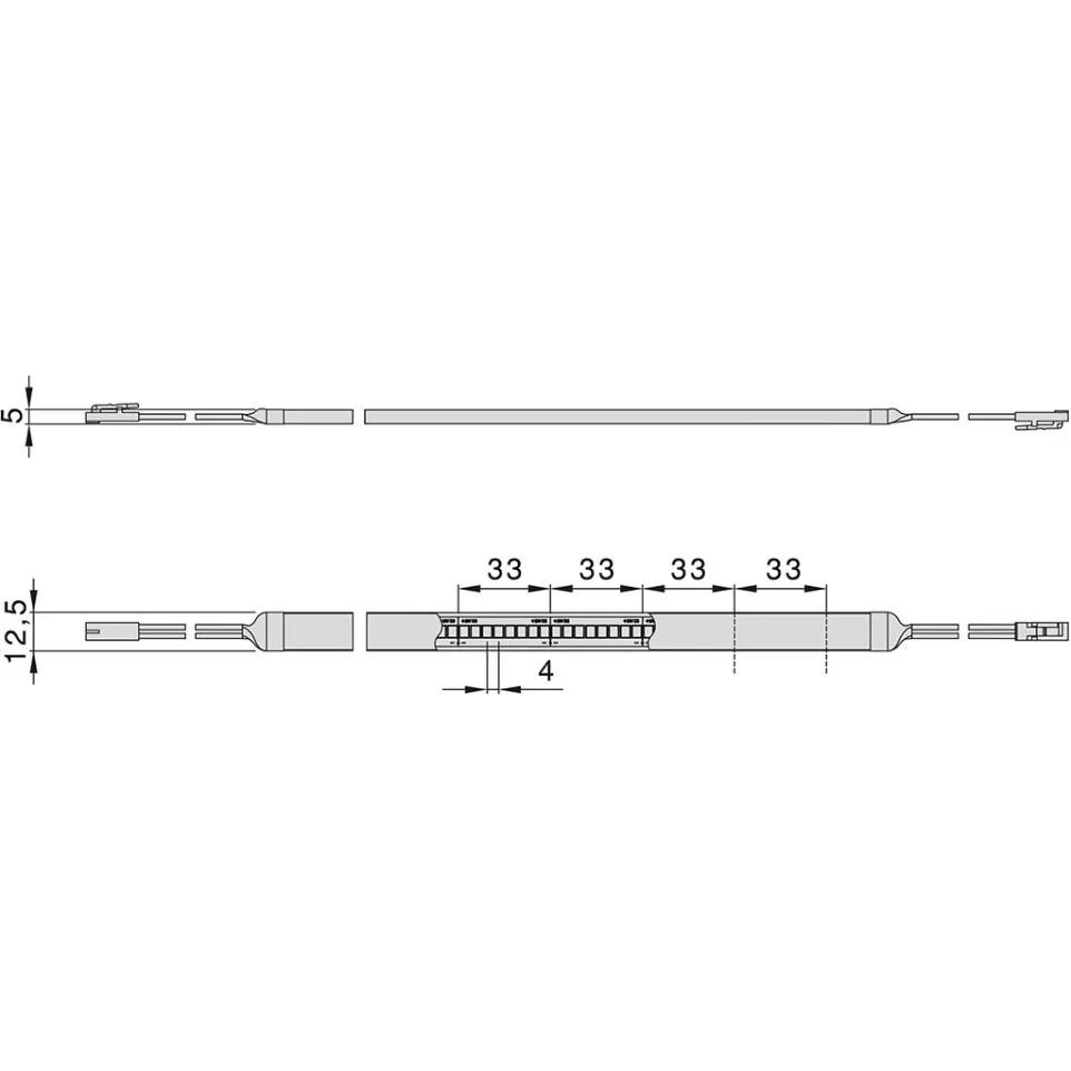 Ruban LED Neon Lynx 5mx12x5mm IP65...