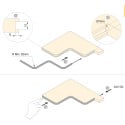 Ruban LED Neon Lynx 5mx12x5mm IP65 blanc neutre 38W-24V / 5m