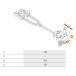 Top X S 1 LED driver 60W left white by Ledlink Optics Inc per piece