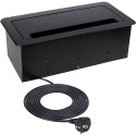 INBOX Pop-Up Outlet 2 Sockets USB A USB C HDMI RJ45 Black per piece