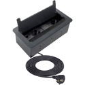 INBOX-aansluiting 2 aansluitingen+1xUSB A en C 1xHDMI 1xRJ45 zwarte kabel 3m / pce
