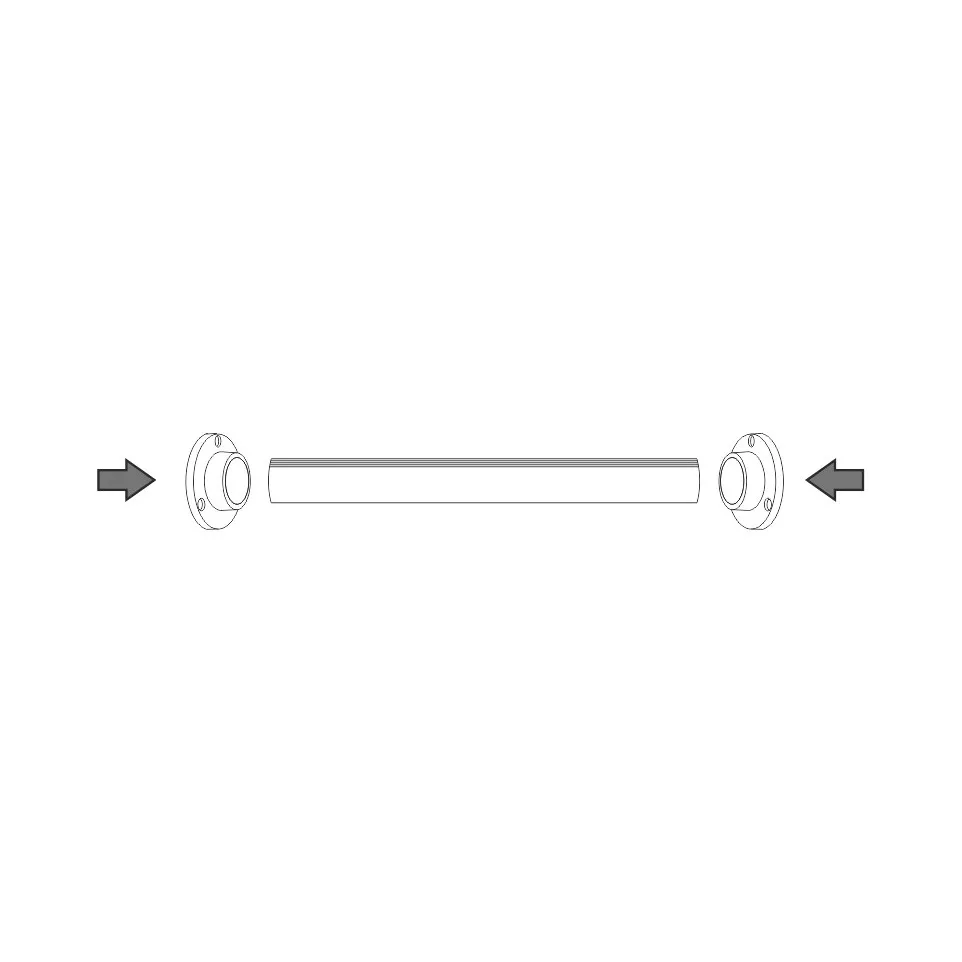 Set 2 supports pour profil Rerail de...