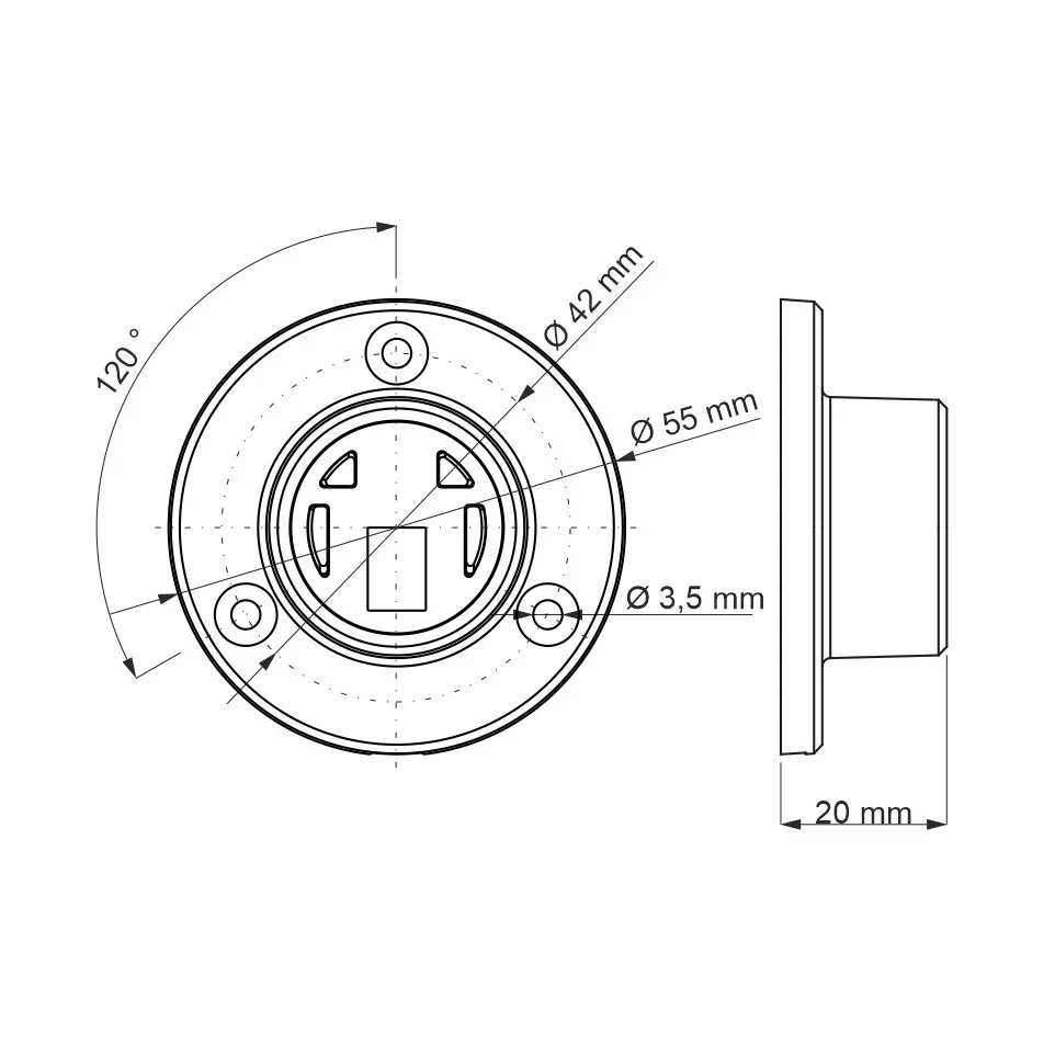 Set 2 supports pour profil Rerail de...