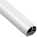 Profiel Led Beschermingsrail Ø25mm aluminium geanodiseerd / 2m