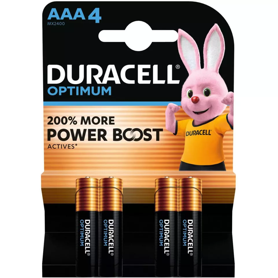 Duracell batterij Optimum AAA,...