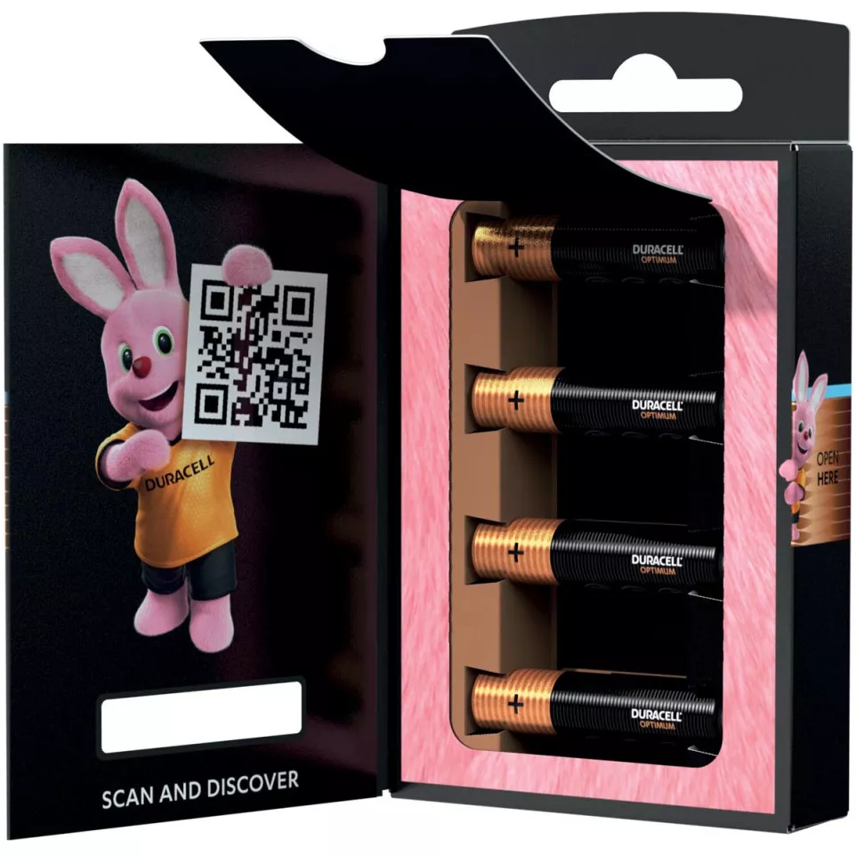 Duracell batterij Optimum AAA,...