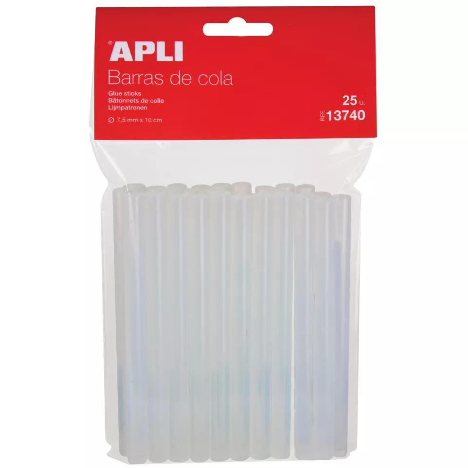 Apli transparent glue sticks 7.5 mm...