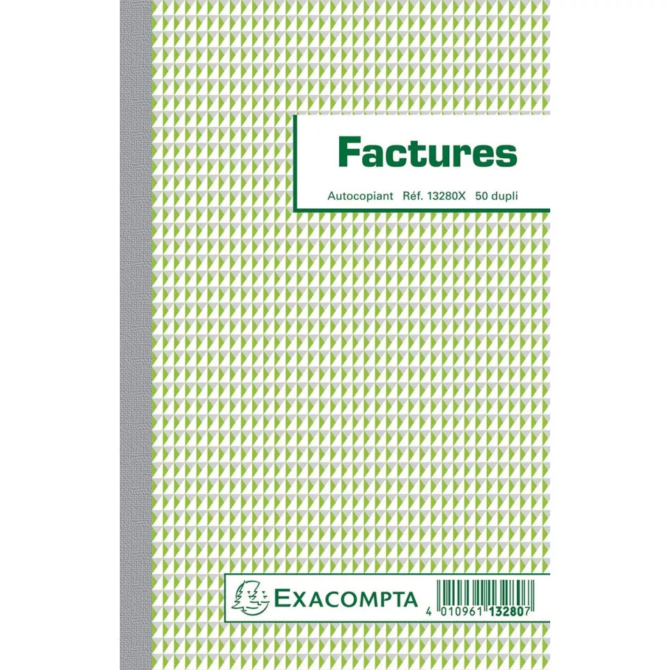 Exacompta facturen, ft 21 x 13,5 cm,...