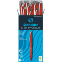 Schneider balpen K20 Icy Colours, medium, rood