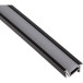 Profil Led encastrer Zeno-Line 18x10mm alu noir+cover opal / 2m