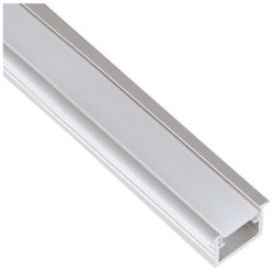 Inbouw In-Line profiel led 14x9mm geanodiseerd aluminium +cover opaal / 2m