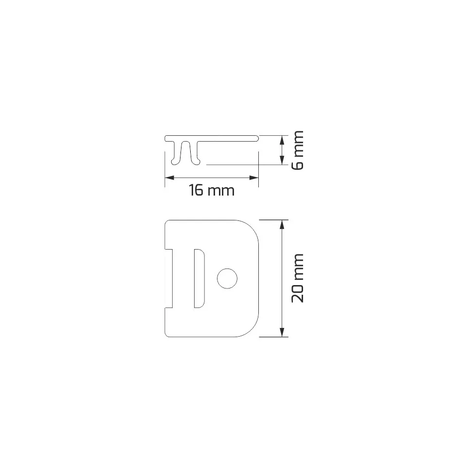 Set of 2 Corner-Line and NeoLine PVC...