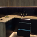 LED Surface Profile FLOOR 39x18x13mm Anodized Aluminum with Opal Cover / 2m