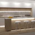 Led profiel toepassen FLOOR 39x18x13mm aluminium geanodiseerd+cover opaal / 2m