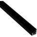 Tri-Line Mini 16x14x10mm Black Aluminum LED Surface Profile with Black Cover / 2m