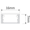 Eindkap voor Line XL profiel gesloten PVC grijs / pce