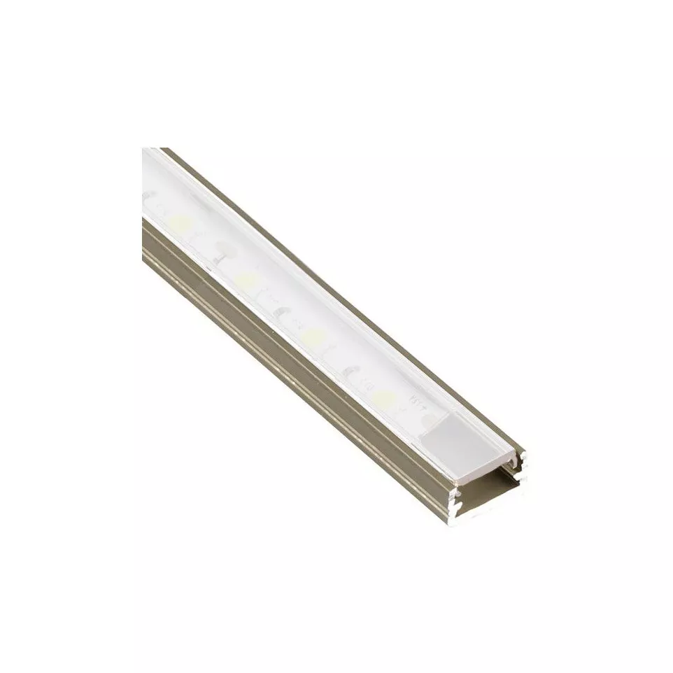 Line Mini 14x7mm Brushed Aluminum LED...