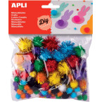 Apli pompons, zakje met 78...