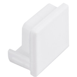 Embout d'extrémité fermé pour profil Line PVC blanc / pce