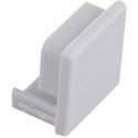 Closed Grey PVC End Cap for Line Profile / pc