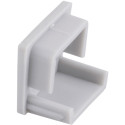 Closed Grey PVC End Cap for Line Profile / pc