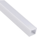 Profiel Led toepassing Line 14x13mm wit aluminium + afdekking opaal / 2m