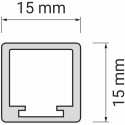 End Cap for Trend 15x15mm LED Profile per piece