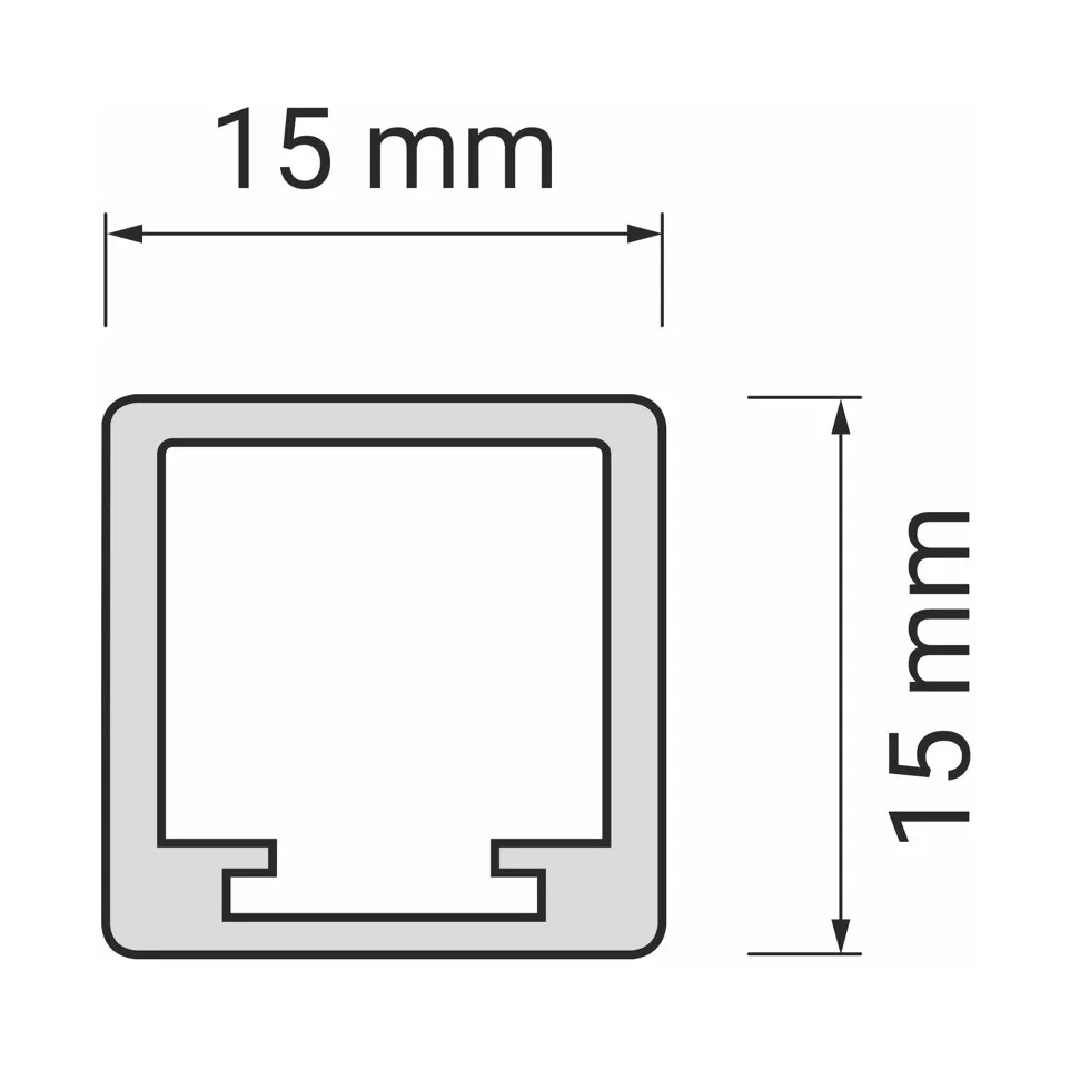 End Cap for Trend 15x15mm LED Profile...
