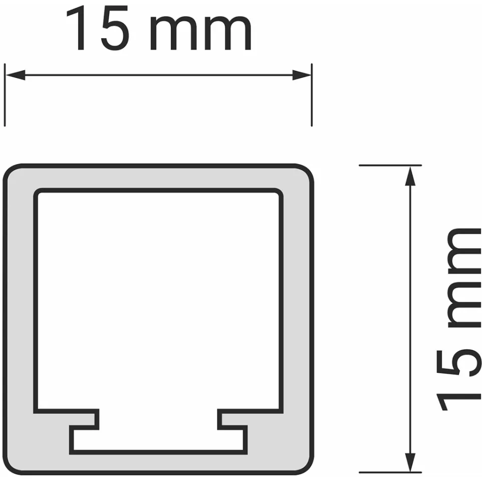 End Cap for Trend 10x10mm LED Profile...