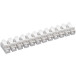 12 x 2-weg connectoren 0,5-2,5mm2 PVC wit / pce