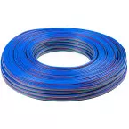 Câble d'alimentation RGB 4x0,32mm² 220V 4 couleurs / m