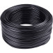Power supply cable 2x0.75mm² 220V black per meter