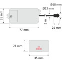 PIR Motion Controller with Sensor 220V AC max 500W per piece