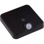 Capteur PIR Deli2 avec variateur noir / pce